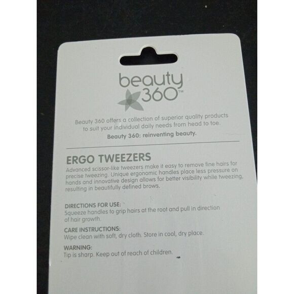 beauty 360 ergo tweezers and brow brush & lash comb perfector set - Picture 3 of 6